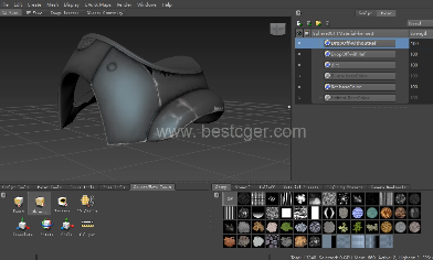 第三章  Mudbox纹理绘制篇：第五十五节至六十一节、导出材质到3dsMax整体优化